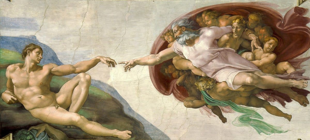 The Creation of Adam — the most famous detail of the ceiling