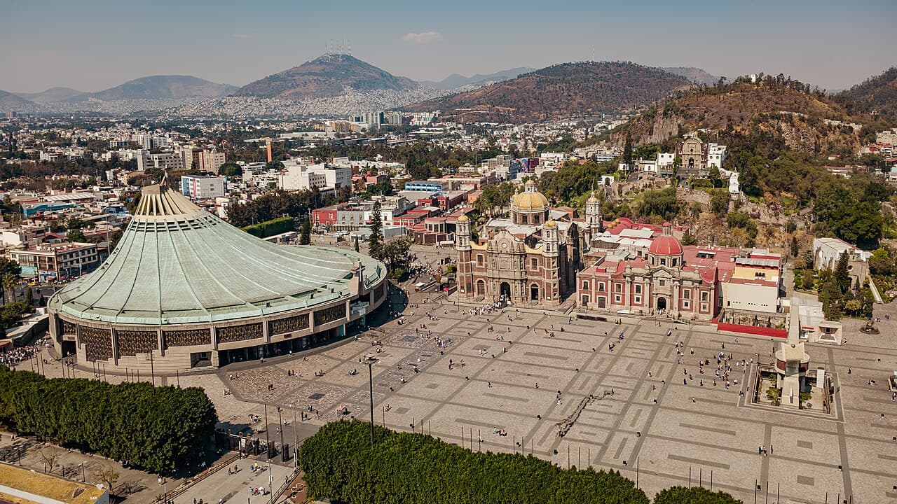 Basilica of Our Lady of Guadalupe, Mexico City — the world's most-visited Marian shrine