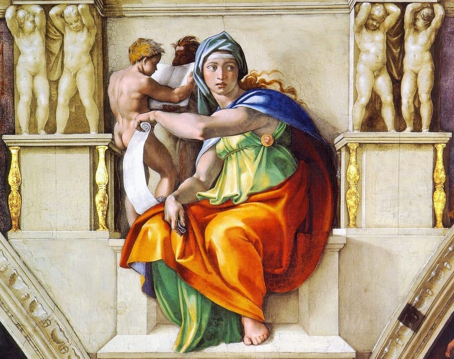 The Delphic Sibyl — one of the five pagan prophetesses