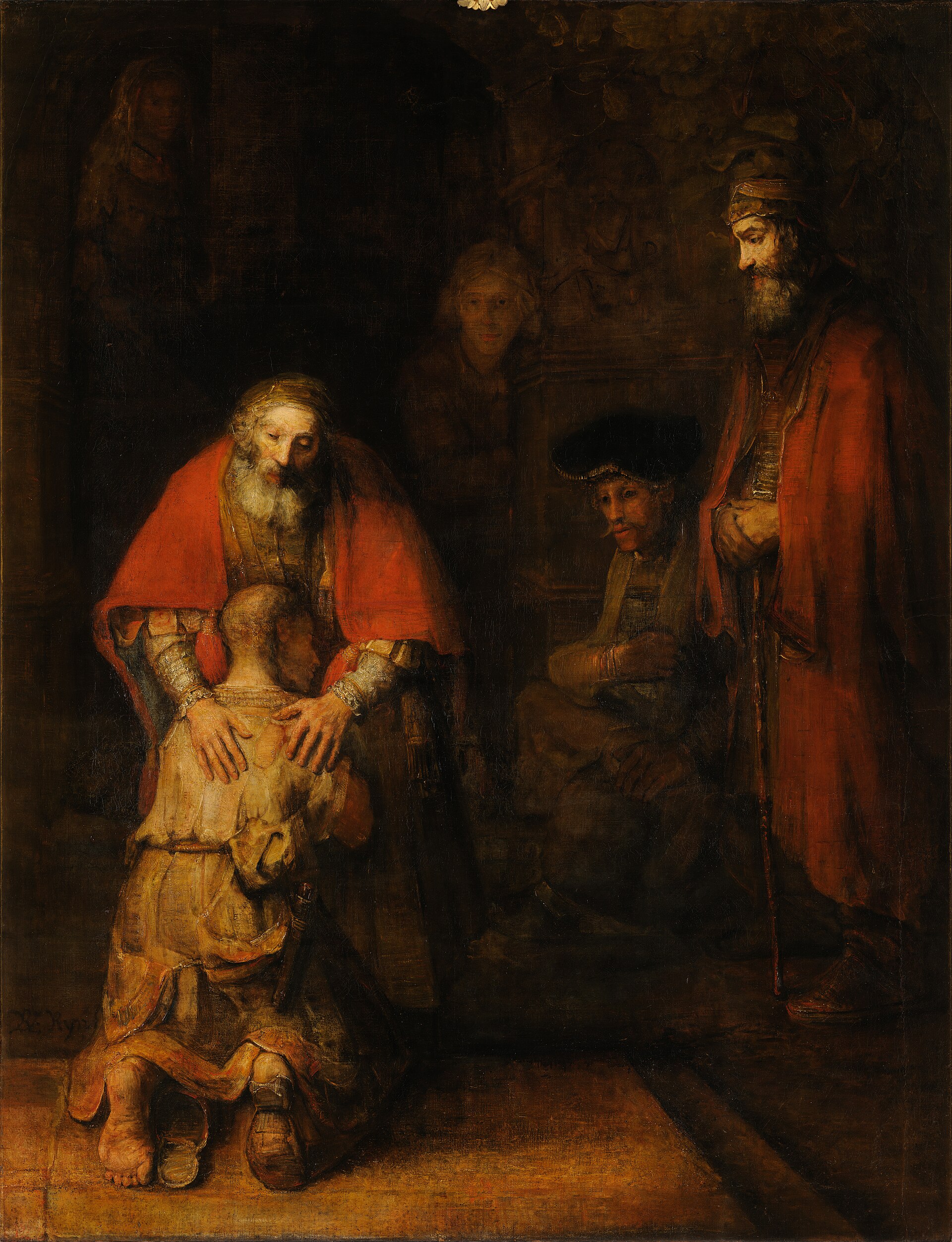 Return of the Prodigal Son, Rembrandt (c.1668), Hermitage Museum, St Petersburg